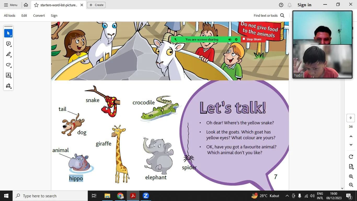 Kak Baiquni dengan Siswa Nabil - Matrix Tutoring Indonesia