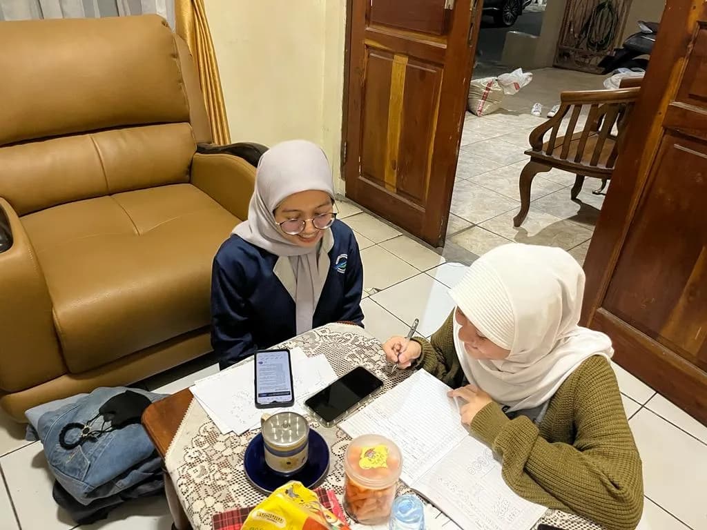 Kak Dilviva dengan Siswa Nabila - Matrix Tutoring Indonesia