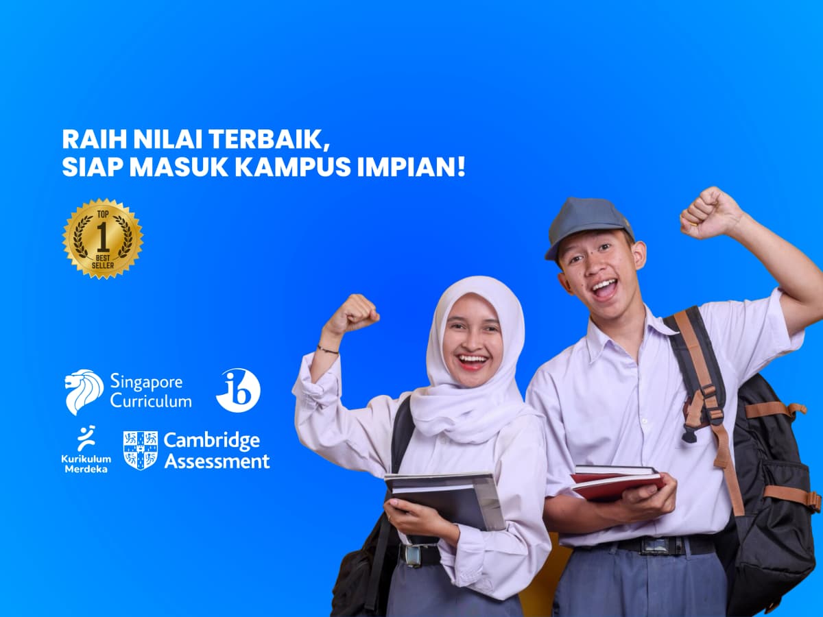 Siswa SMA belajar fokus dengan guru les privat Matrix Tutoring 