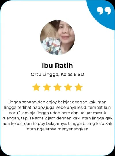 Success Story siswa Ibu Ratih - Matrix Tutoring Indonesia