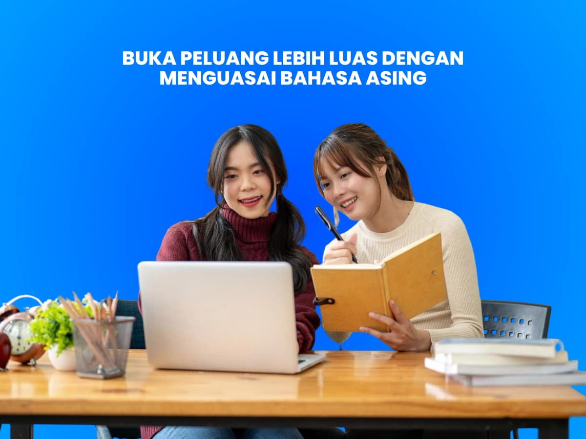 Suasana belajar Program Les Privat Bahasa Matrix Tutoring